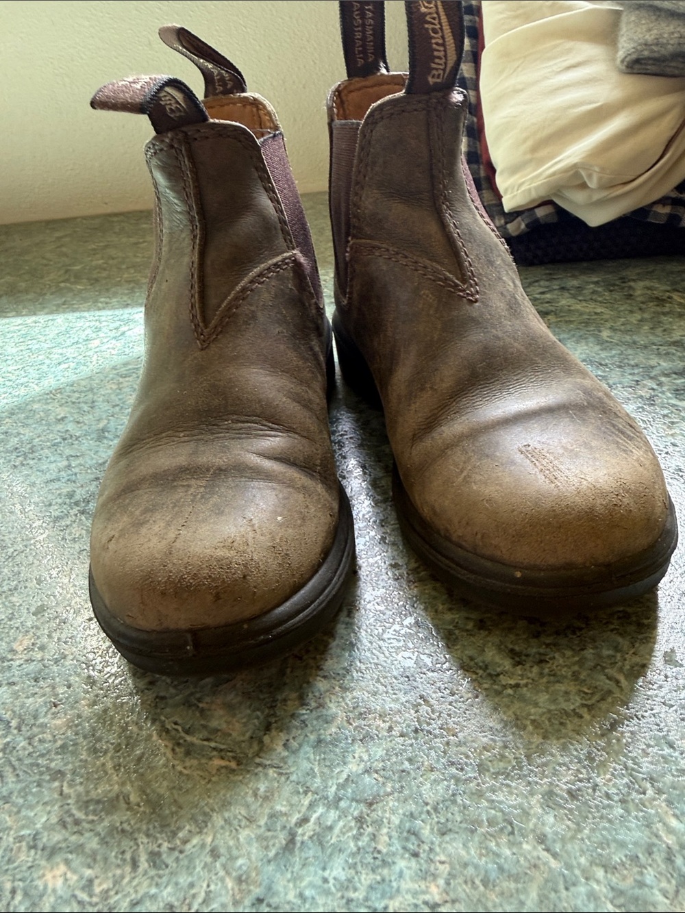 Blundstone Kids Brown Chelsea Boots